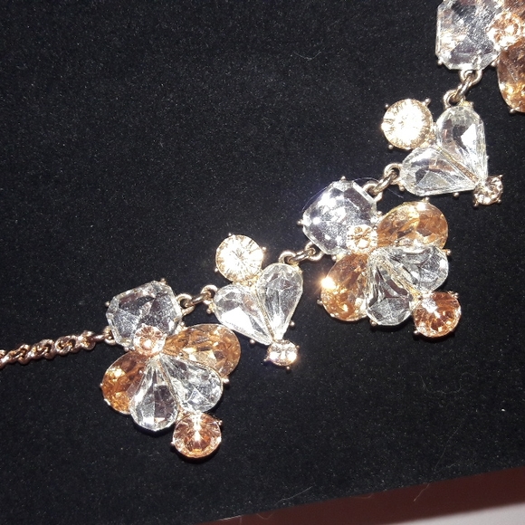 Charter Club Topaz and Clear Crystal Statement Necklace - Picture 2 of 5